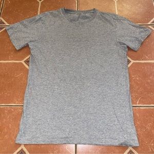 Light gray UNIQLO Supima Cotton Crew Neck